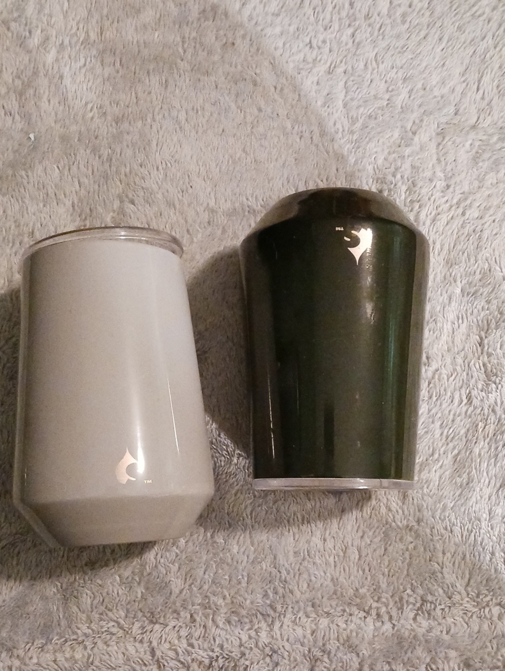 Two Insulated Short Travel Tumblers